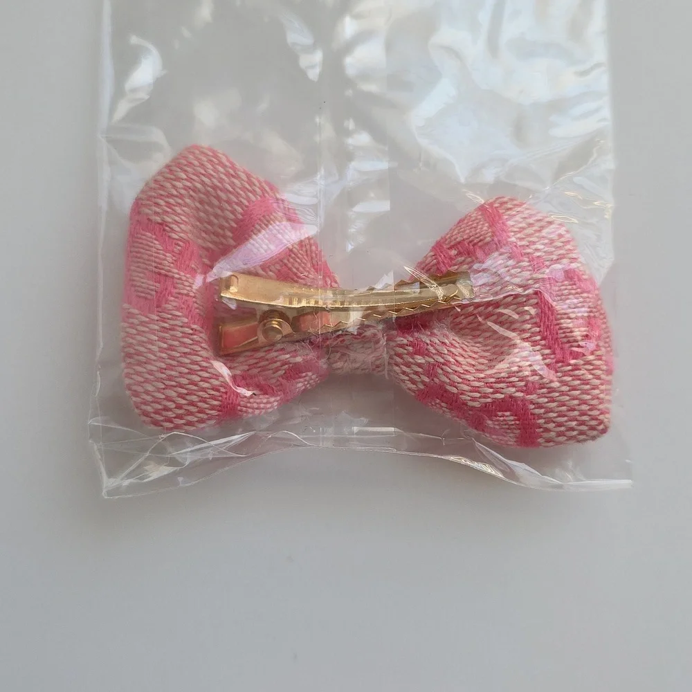 Pink Labubu Dress and Bow Set